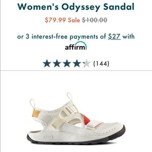 Chaco sandals size 7 NWT
